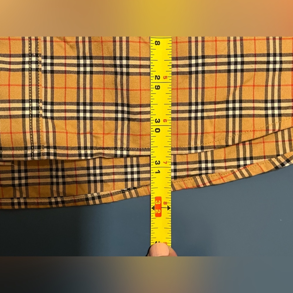 Genuine Burberry Cotton Check Button Down Shirt - Picture 10 of 12
